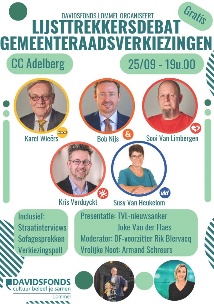 verkiezingsdebat affiche finaal